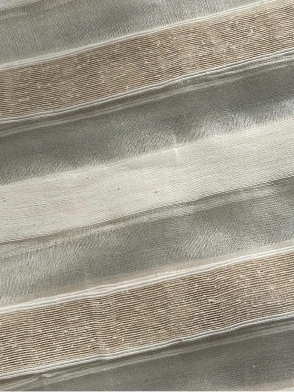 Lightweight Sheer Scarf with Metallic Stripes